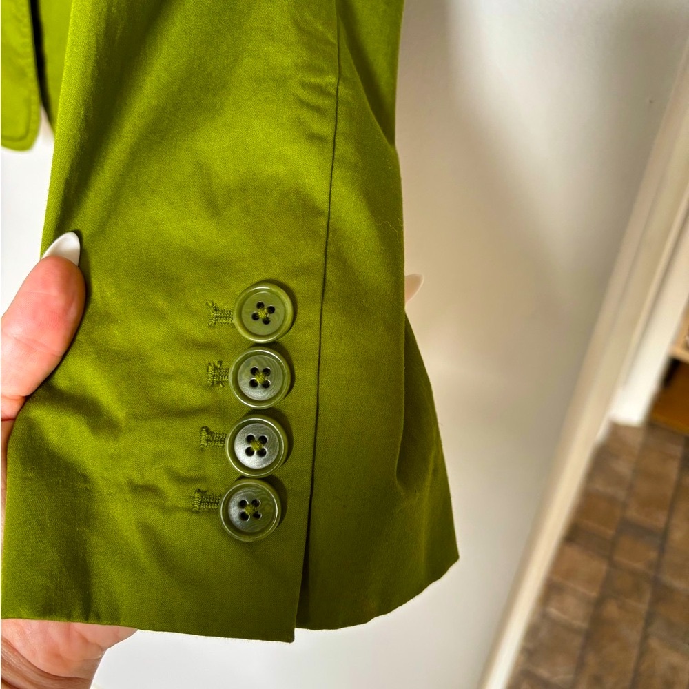 🫒 NWOT Talbots Olive Green Women's Blazer 🫒 - Picture 6 of 8